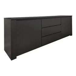 Μπουφές Kalya  σε ανθρακί απόχρωση 220x49x89.5εκ