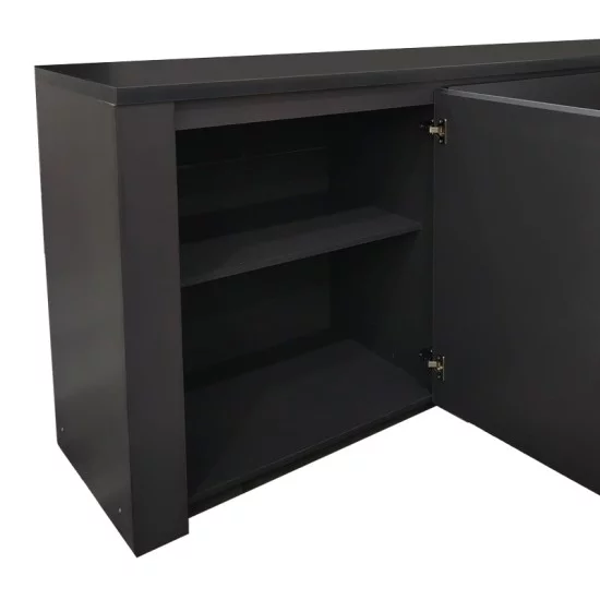Μπουφές Kalya  σε ανθρακί απόχρωση 220x49x89.5εκ