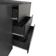 Μπουφές Kalya  σε ανθρακί απόχρωση 220x49x89.5εκ