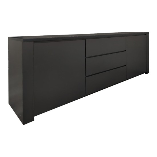 Μπουφές Kalya  σε ανθρακί απόχρωση 220x49x89.5εκ
