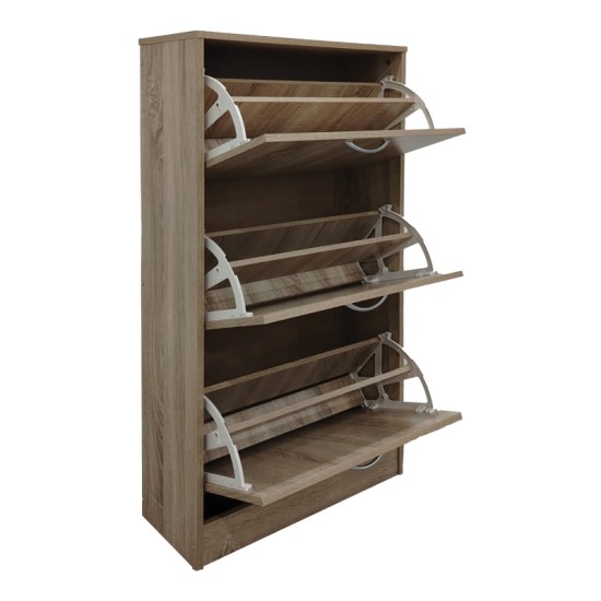 Παπουτσοθήκη Savaz  σε sonoma απόχρωση 60x24x114εκ
