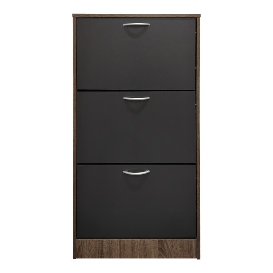 Παπουτσοθήκη Savaz  σε oak-ανθρακί απόχρωση 60x24x114εκ