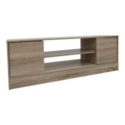 Έπιπλο τηλεόρασης Sasa  σε sonoma απόχρωση 120x35x41.5εκ
