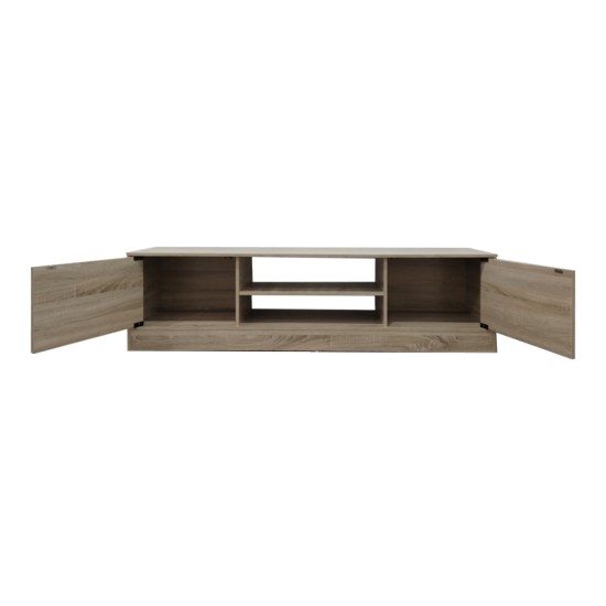 Έπιπλο τηλεόρασης Sasa I  σε sonoma απόχρωση 150x35x41.5εκ
