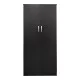 Ντουλάπα δίφυλλη Athos  σε wenge απόχρωση 80x42x180εκ