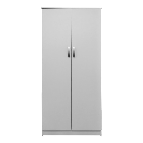 Ντουλάπα δίφυλλη Lego  σε λευκή απόχρωση 80x42x180εκ