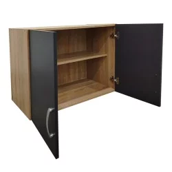 Πατάρι ντουλάπας δίφυλλο Lego  σε sonoma-ανθρακί απόχρωση 79x41.5x60εκ