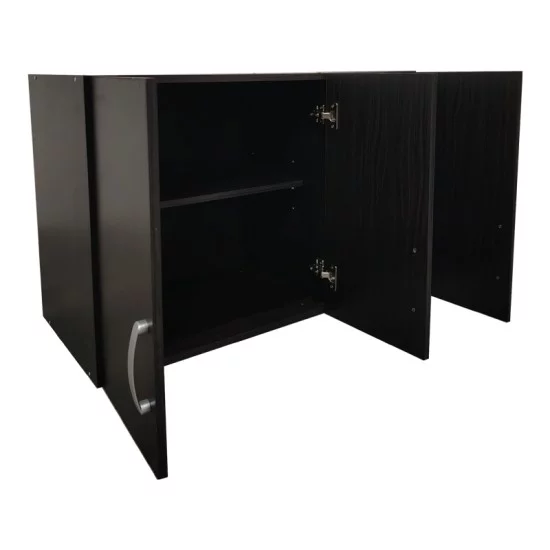 Πατάρι ντουλάπας τρίφυλλο Athos  σε wenge απόχρωση 90x41.5x60εκ