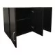 Πατάρι ντουλάπας τρίφυλλο Athos  σε wenge απόχρωση 90x41.5x60εκ