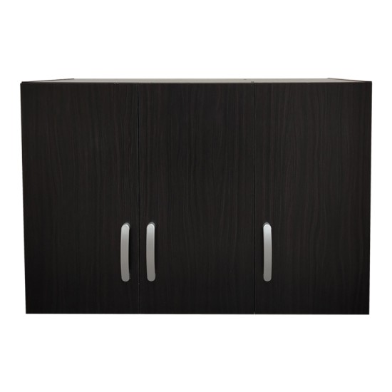 Πατάρι ντουλάπας τρίφυλλο Lego  σε wenge απόχρωση 90x41.5x60εκ