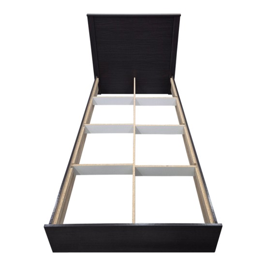 Κρεβάτι Athos  σε wenge απόχρωση 90x190εκ