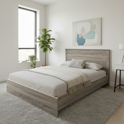 Κρεβάτι Athos  σε sonoma απόχρωση 140x200εκ