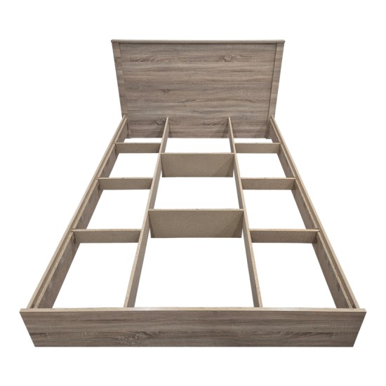 Κρεβάτι Athos  σε sonoma απόχρωση 140x200εκ