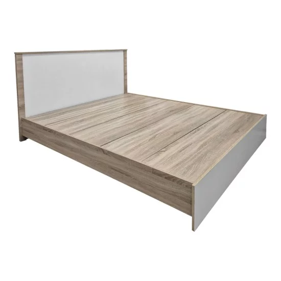 Κρεβάτι Athos  σε sonoma-λευκό απόχρωση 160x200εκ