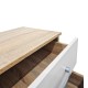 Κομοδίνο Athos  σε sonoma-λευκή απόχρωση 48x40x41.5εκ