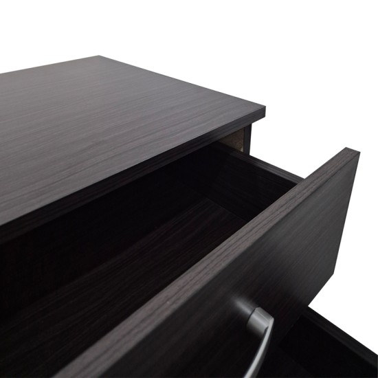 Κομοδίνο Athos  σε wenge απόχρωση 48x40x41.5εκ
