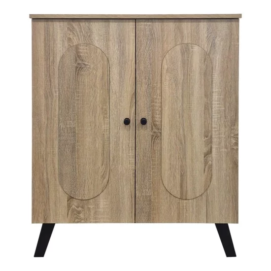 Παπουτσοθήκη-ντουλάπι Cathi  sonoma 80x34x95εκ