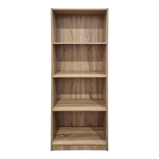 Βιβλιοθήκη Kendy  sonoma 60x30x167εκ