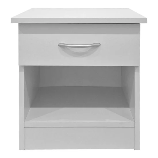 Κομοδίνο Bedy  λευκό 40x34x42εκ