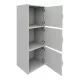 Ντουλάπι-στήλη Soline  λευκό 40x34.5x90.5εκ