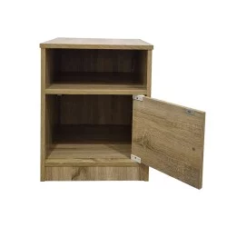 Κομοδίνο Lenea  sonoma 40x40x50εκ