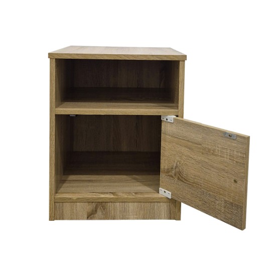 Κομοδίνο Lenea  sonoma 40x40x50εκ