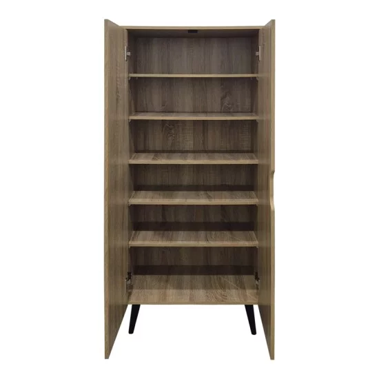 Παπουτσοθήκη-ντουλάπα Oufelia  sonoma 60x32.5x134.5εκ