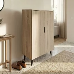 Παπουτσοθήκη-ντουλάπα Oufelia  sonoma 60x32.5x134.5εκ