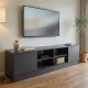Έπιπλο τηλεόρασης Tivia  ανθρακί 180x35x41.5εκ