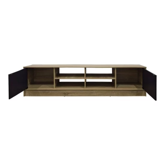 Έπιπλο τηλεόρασης Tivia  sonoma-ανθρακί 180x35x41.5εκ