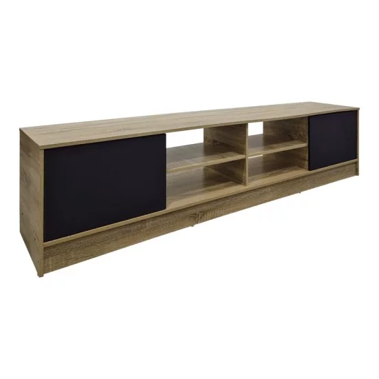 Έπιπλο τηλεόρασης Tivia  sonoma-ανθρακί 180x35x41.5εκ