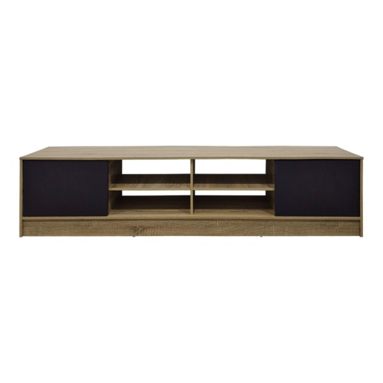 Έπιπλο τηλεόρασης Tivia  sonoma-ανθρακί 180x35x41.5εκ