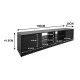 Έπιπλο τηλεόρασης Tivia  sonoma-ανθρακί 180x35x41.5εκ
