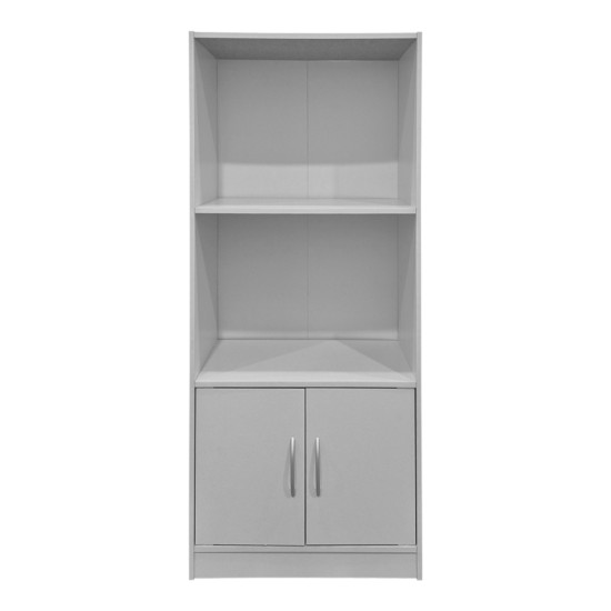 Βιβλιοθήκη Tekaro  λευκή 60x30x120εκ