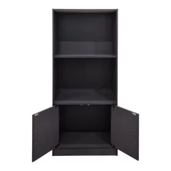 Βιβλιοθήκη Tekaro  ανθρακί 60x30x120εκ