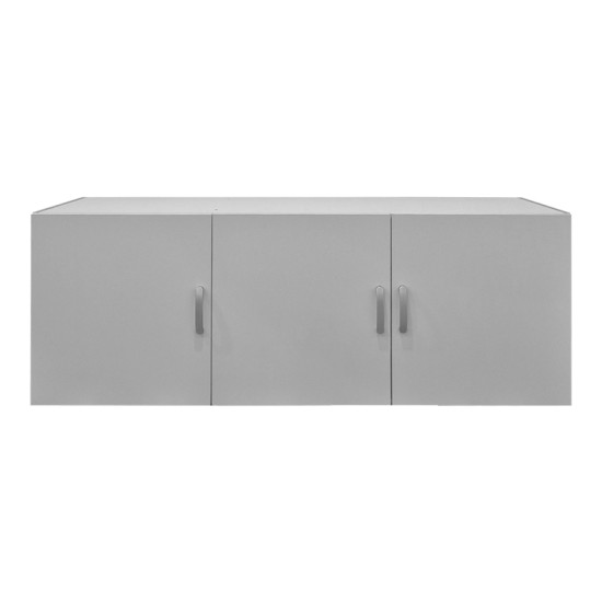 Πατάρι ντουλάπας τρίφυλλο Alvia  λευκό 150x51x60εκ