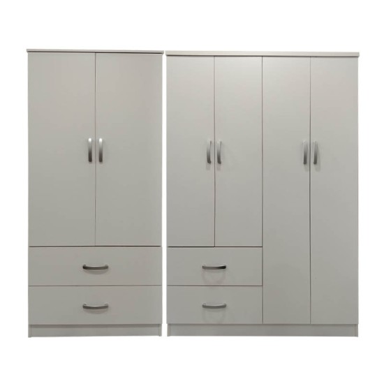 Ντουλάπα εξάφυλλη Lego  λευκή 200,5x42x180εκ