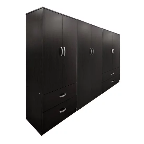 Ντουλάπα εξάφυλλη Athos  wenge 240x42x180εκ