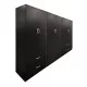 Ντουλάπα εξάφυλλη Athos  wenge 240x42x180εκ