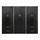 Ντουλάπα εξάφυλλη Athos  wenge 240x42x180εκ
