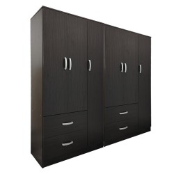 Ντουλάπα εξάφυλλη Lego  wenge 180x42x180εκ