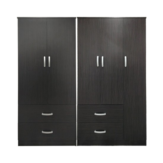 Ντουλάπα πεντάφυλλη Lego  wenge 170x42x180εκ