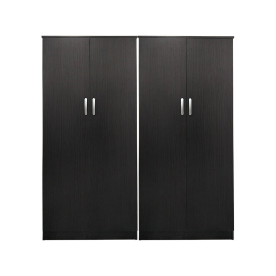 Ντουλάπα τετράφυλλη Lego Ι  wenge 160x42x180εκ