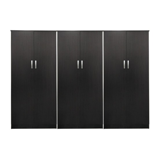 Ντουλάπα εξάφυλλη Lego  wenge 240x42x180εκ