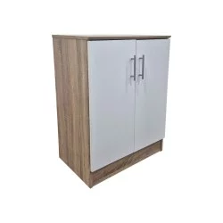 Παπουτσοθήκη-ντουλάπι Souken  6 ζευγών λευκό-sonoma 60x40x80εκ
