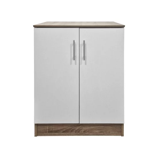 Παπουτσοθήκη-ντουλάπι Souken  6 ζευγών λευκό-sonoma 60x40x80εκ