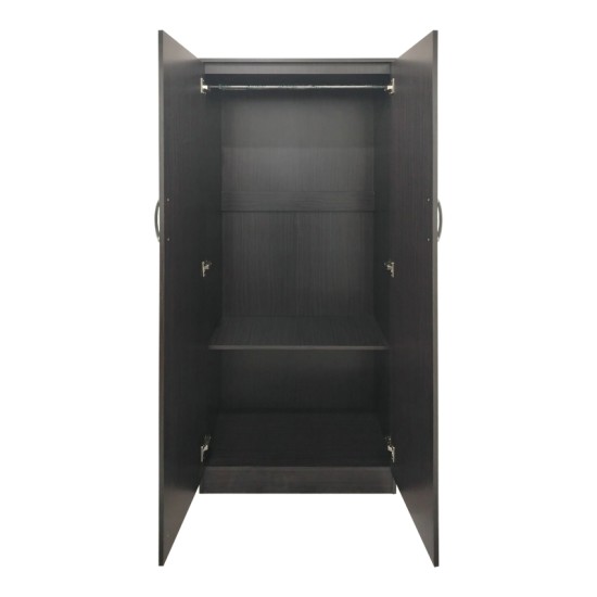 Ντουλάπα τετράφυλλη με πατάρι Athos  wenge 160x42x240εκ