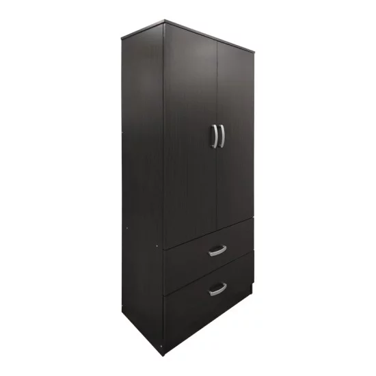 Ντουλάπα εξάφυλλη με πατάρι Athos I  wenge 240x42x240εκ
