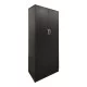 Ντουλάπα εξάφυλλη με πατάρι Athos I  wenge 240x42x240εκ