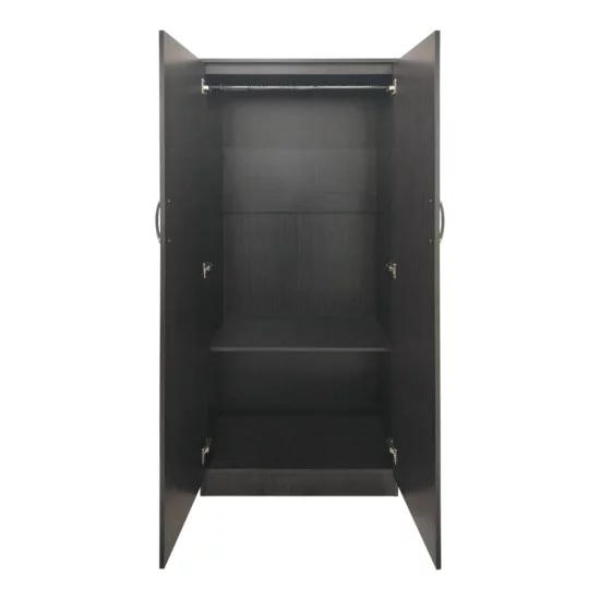 Ντουλάπα εξάφυλλη με πατάρι Athos I  wenge 240x42x240εκ